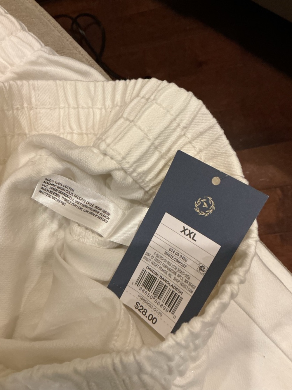 Universal Thread Wide-Leg Drawstring Pants in White - Picture 7 of 10